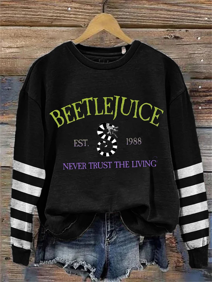 Beetlejuice Shirt, 3D Horror Movie Shirt, Beetlejuice 1988 Movie T-Shirt, Vintage Halloween Movie Shirt, Beetlejuice Gift, Halloween Party, HLWQT 4