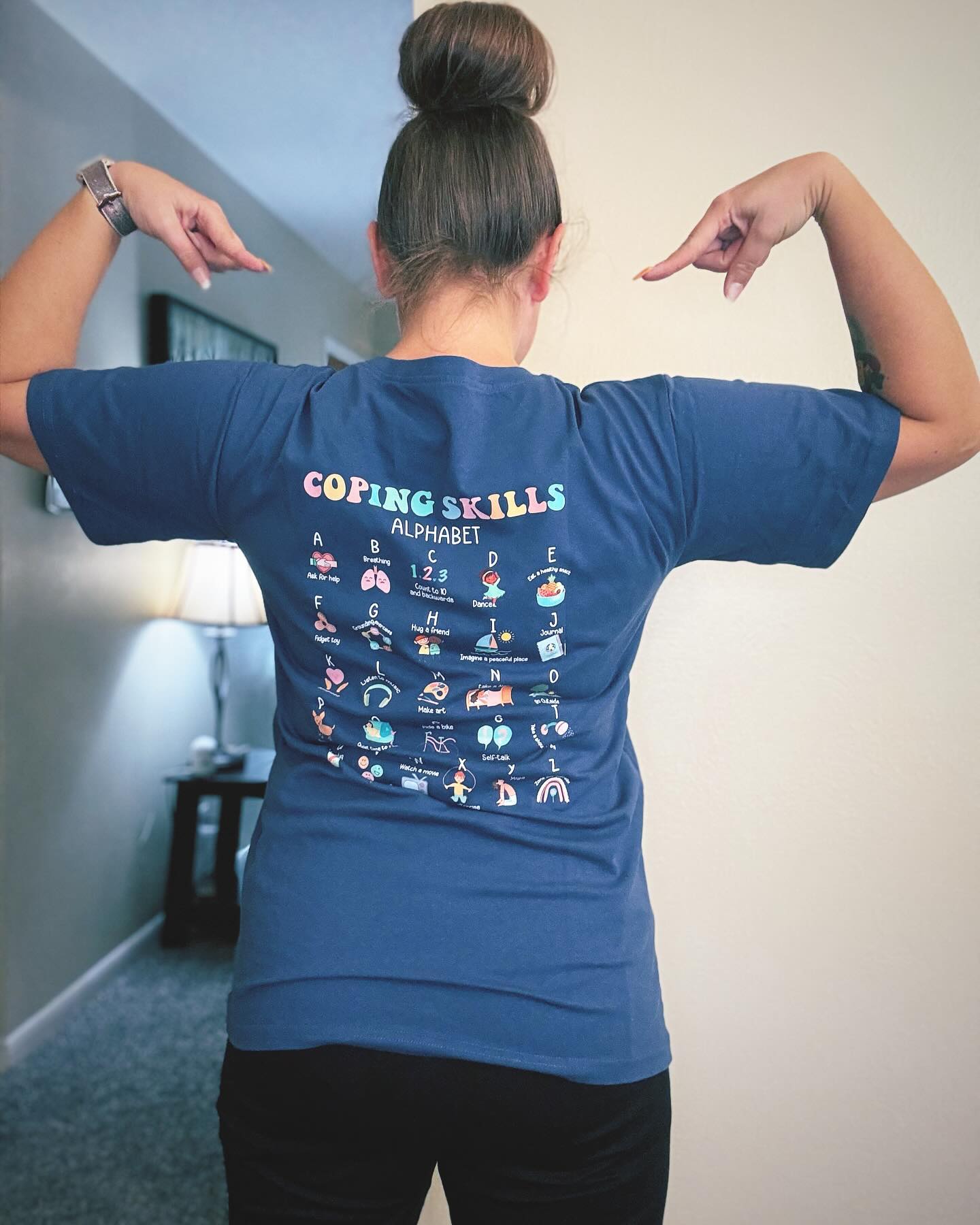 Personalized Flower And Butterfly In My Teacher Era Teacher Two Sided T-Shirt 2MAT68