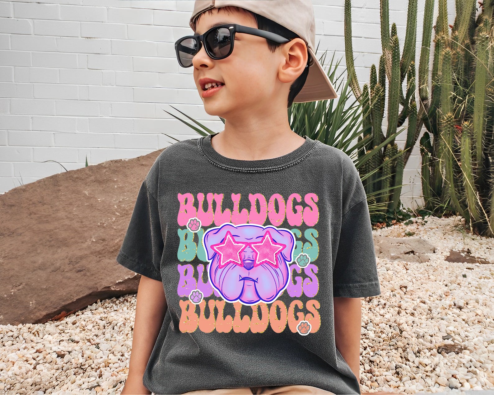 Preppy Star Eyes Favorite Team Tshirt, Team Mascot Shirt, School Team Tee, Favorite Team Shirt, School logo shirt, Custom Sweatshirt Upgrade  TD0809 04