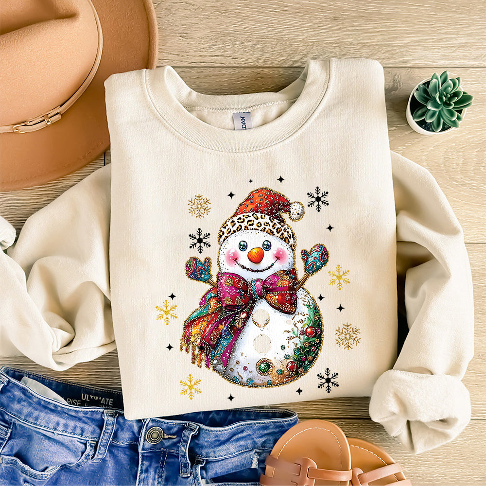 Colorful Coquette Glitter Christmas snowman Png, Girly snowman Design,Bright Color Christmas Coquette Dalmatian Dots PNG1510 06 NPN