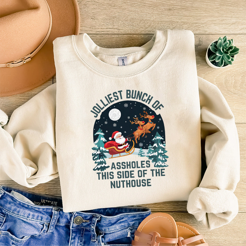 Funny Adult Christmas PNGJolliest Bunch 091124A