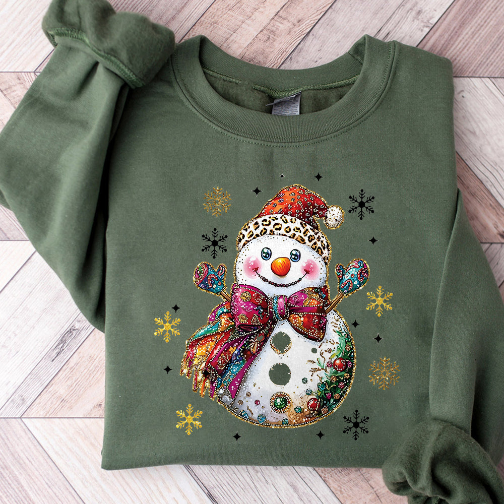 Colorful Coquette Glitter Christmas snowman Png, Girly snowman Design,Bright Color Christmas Coquette Dalmatian Dots PNG1510 06 NPN