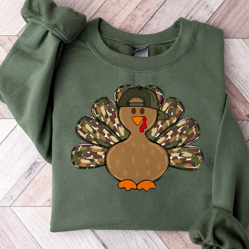 Digital Png File Separate Designs Turkey Funny Cute Thanksgiving Brushstroke Hat Bow Bundle Printable Dtf Sublimation INSTANT DOWNLOAD S207 den abccc