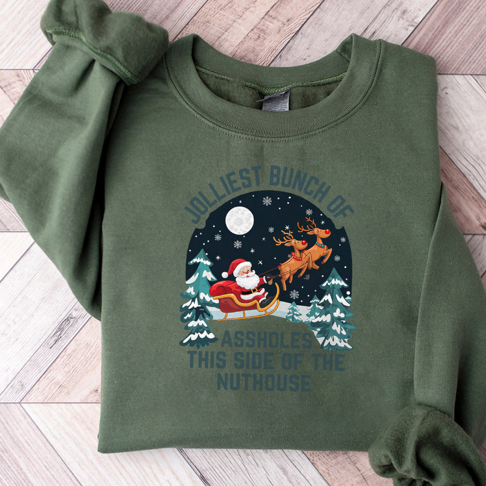 Funny Adult Christmas PNGJolliest Bunch 091124A
