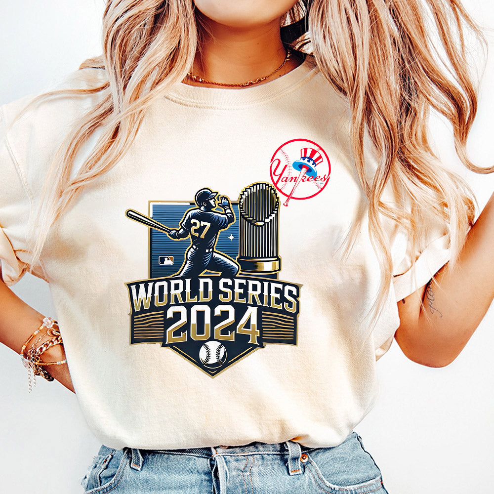 Yankees World Series Tee, New York Yankees PNG, Vintage Limited Edition Fan Gear T-PNG, Champs Celebration Hoodie T15 TD28