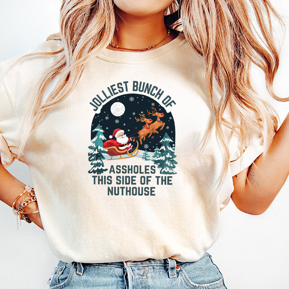 Funny Adult Christmas PNGJolliest Bunch 091124A
