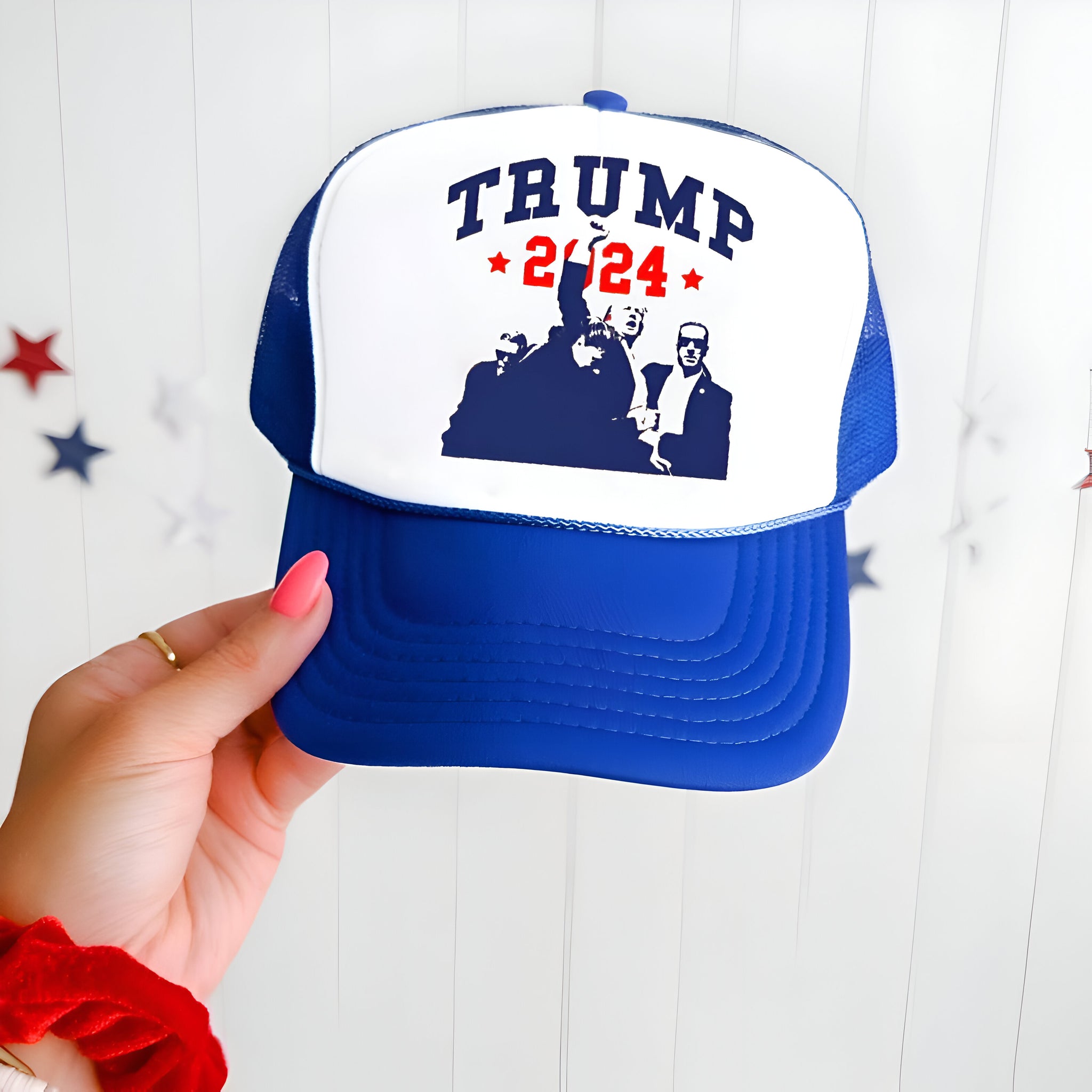 Fight Donald Trump Trucker Hat, I Will Fight Trump, I Stand With Trump, Make America Great Again, Donald Trump Trucker Hat, Trump Trucker Hat Tu1