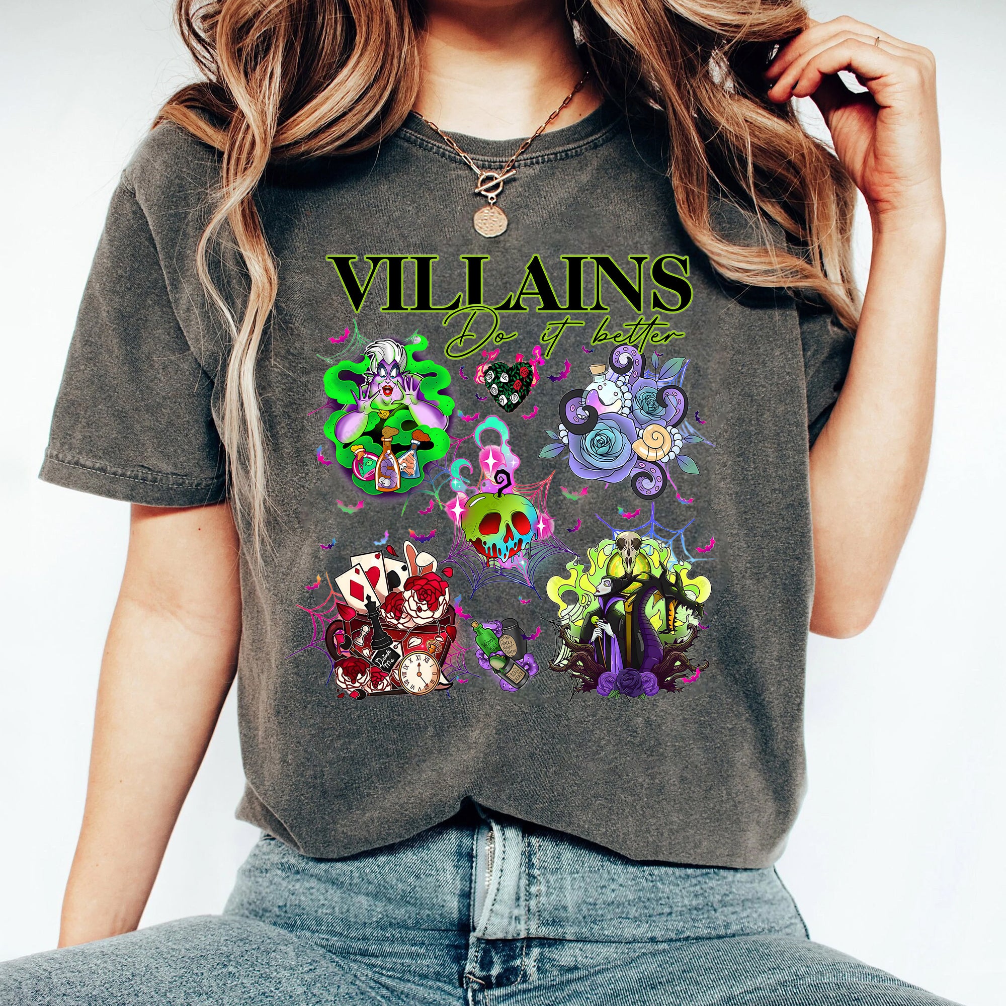 Villains Do It Better Shirt, Halloween Evil Queen Shirt, Magical Kingdom Shirt, Cartoon Villains Tree Shirt, Halloween Mouse Cartoon Shirt NNN