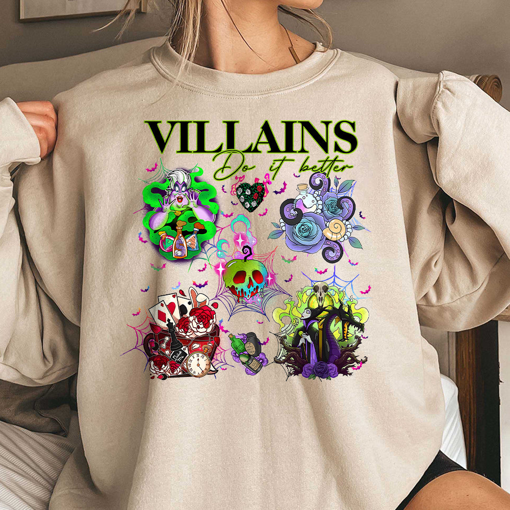 Villains Do It Better Shirt, Halloween Evil Queen Shirt, Magical Kingdom Shirt, Cartoon Villains Tree Shirt, Halloween Mouse Cartoon Shirt NNN