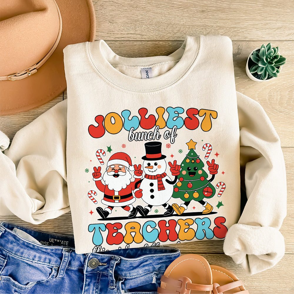 Jolliest Bunch Of Teachers Snowman 3 091124A