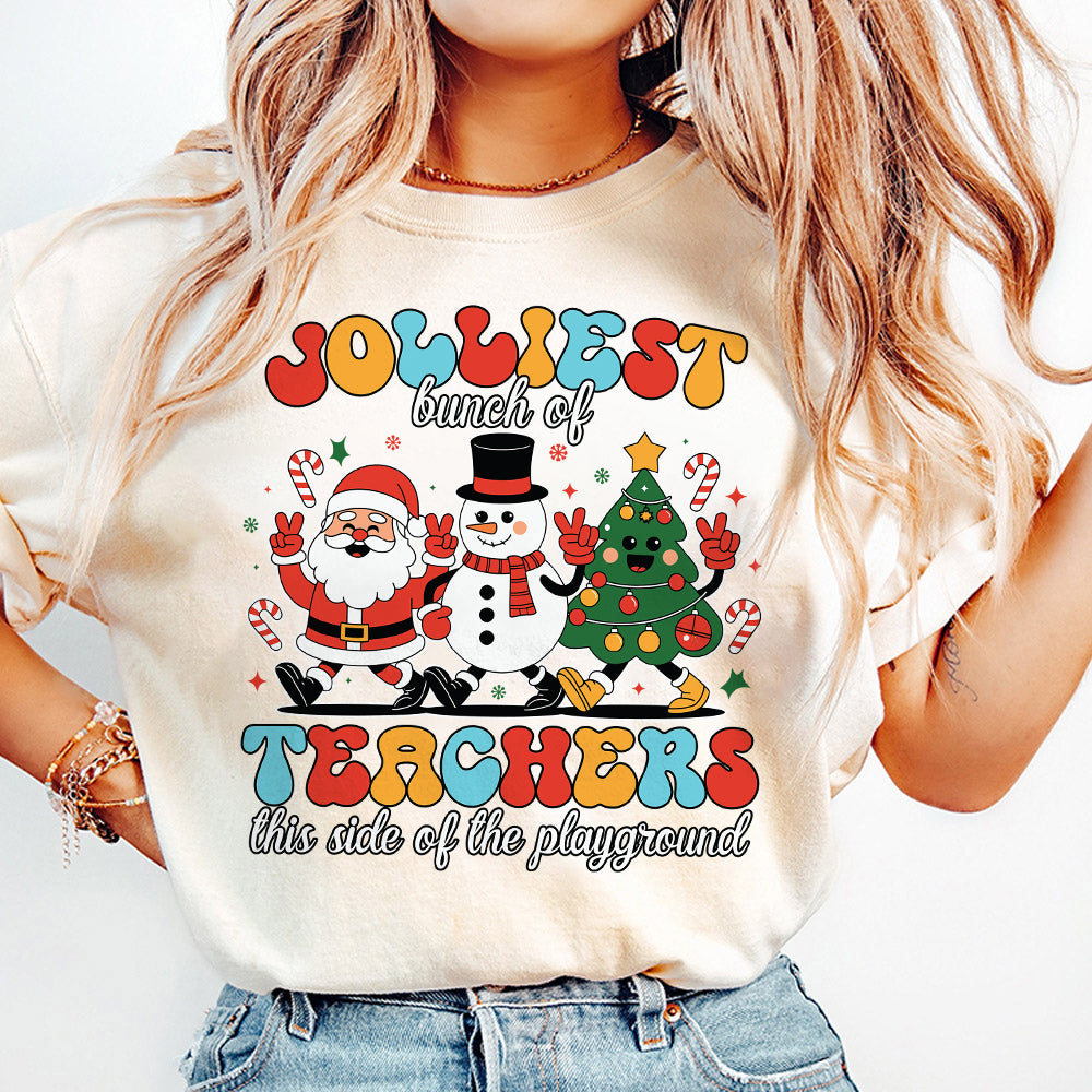 Jolliest Bunch Of Teachers Snowman 3 091124A