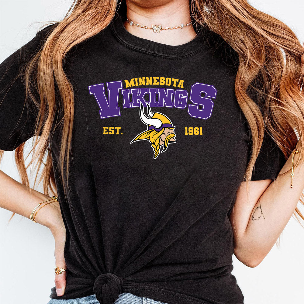 Vintage 90s Minnesota Football Sweatshirt,Minnesota Football Fan Shirt, Minnesota Game Day Shirt, Trendy Viking Sweatshirt SP1010 07