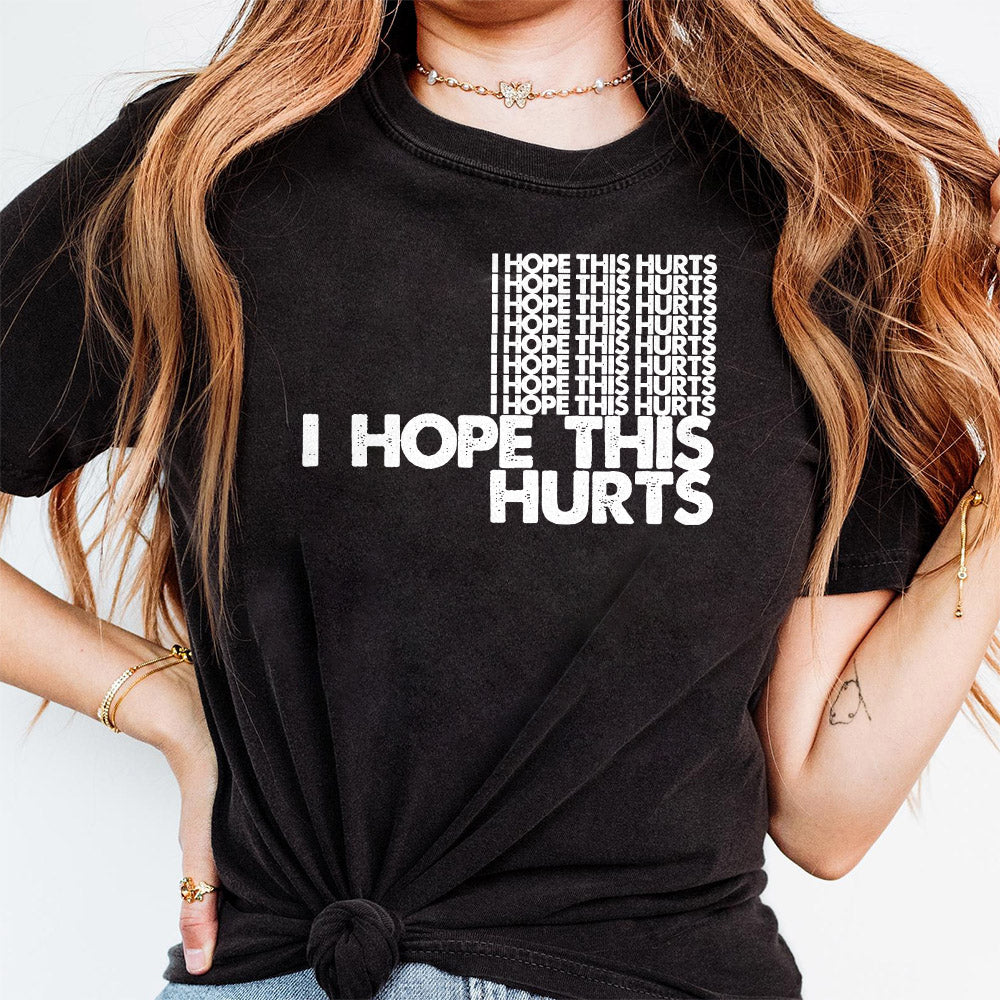 Mouthwashing Video Game T-PNG, Gaming Tee, Unisex Cotton Top Tee, Gamer Gift Tee, Print PNG ,I Hope This Hurts T22 v2 TD28