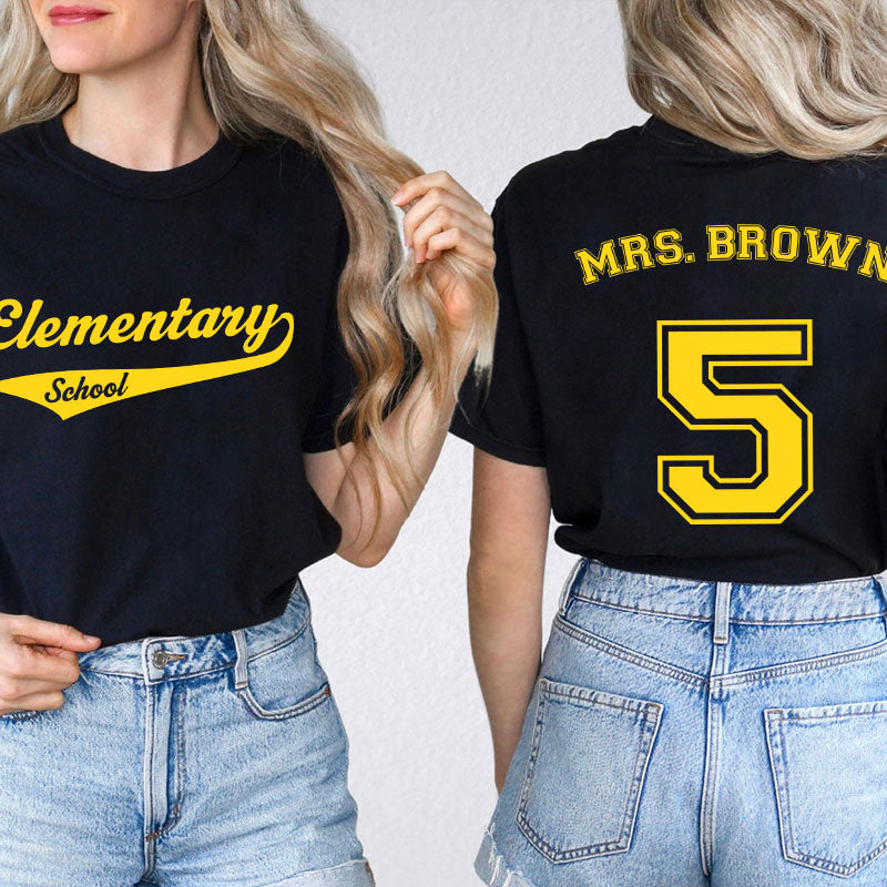 It's Me Hi I'm The Librarian It's Me Teacher Two Sided T-Shirt 2MAT68