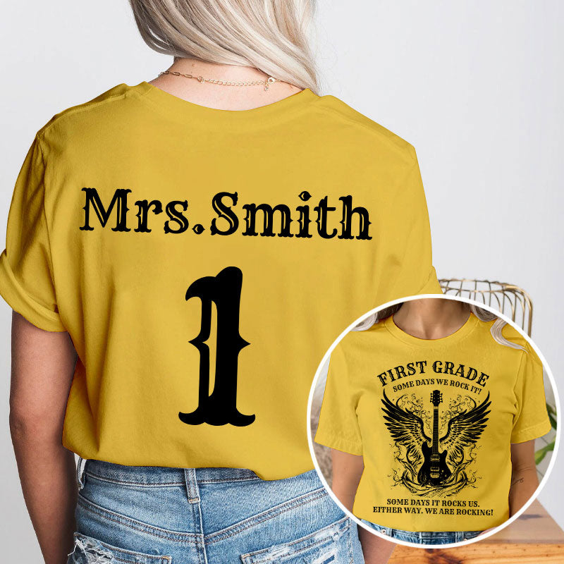 I Love You In Books Quotes Teacher Two Sided T-Shirt 2MAT68