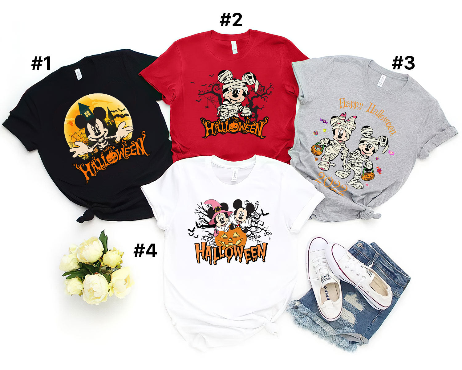 Disney Halloween Shirt, Disney Shirt, Halloween Matching Shirts, Disney Matching Shirts, Disney Trip Shirts, Disneyland Tee DH1907 02