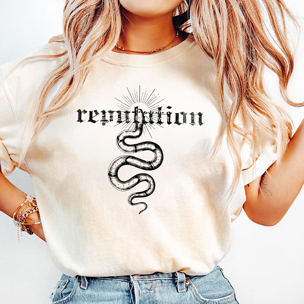 Reputation Snake Comfort Colorsr Shirt, Music Lover Shirt, Music Fan Lover Shirt, Trending Unisex T-shirt, Unique Shirt Gift For Fan TM1510 06