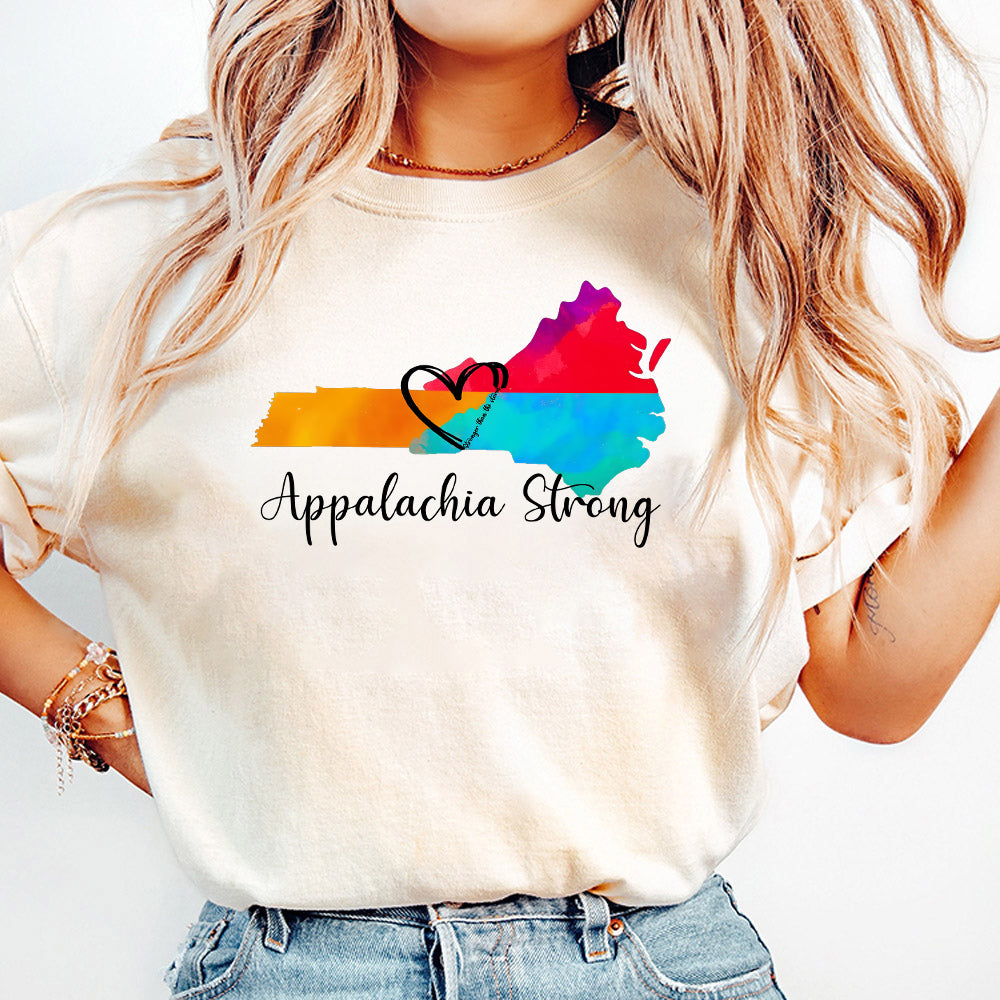 Appalachia Strong - Hurricane Helene Disaster Sweatshirt - Support Hurricane Helene Relief Efforts Appalachia Strong sweatshirt, NC Strong TD1710 02