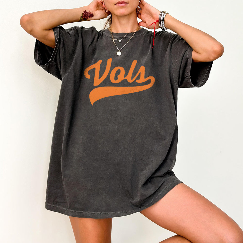 Vols Comfort Tshirt Retro Vintage Aesthetic Vols tshirt Tennessee tee Vols Garment Dyed Shirt Tennessee Game Day Unisex Tee SP1010 11