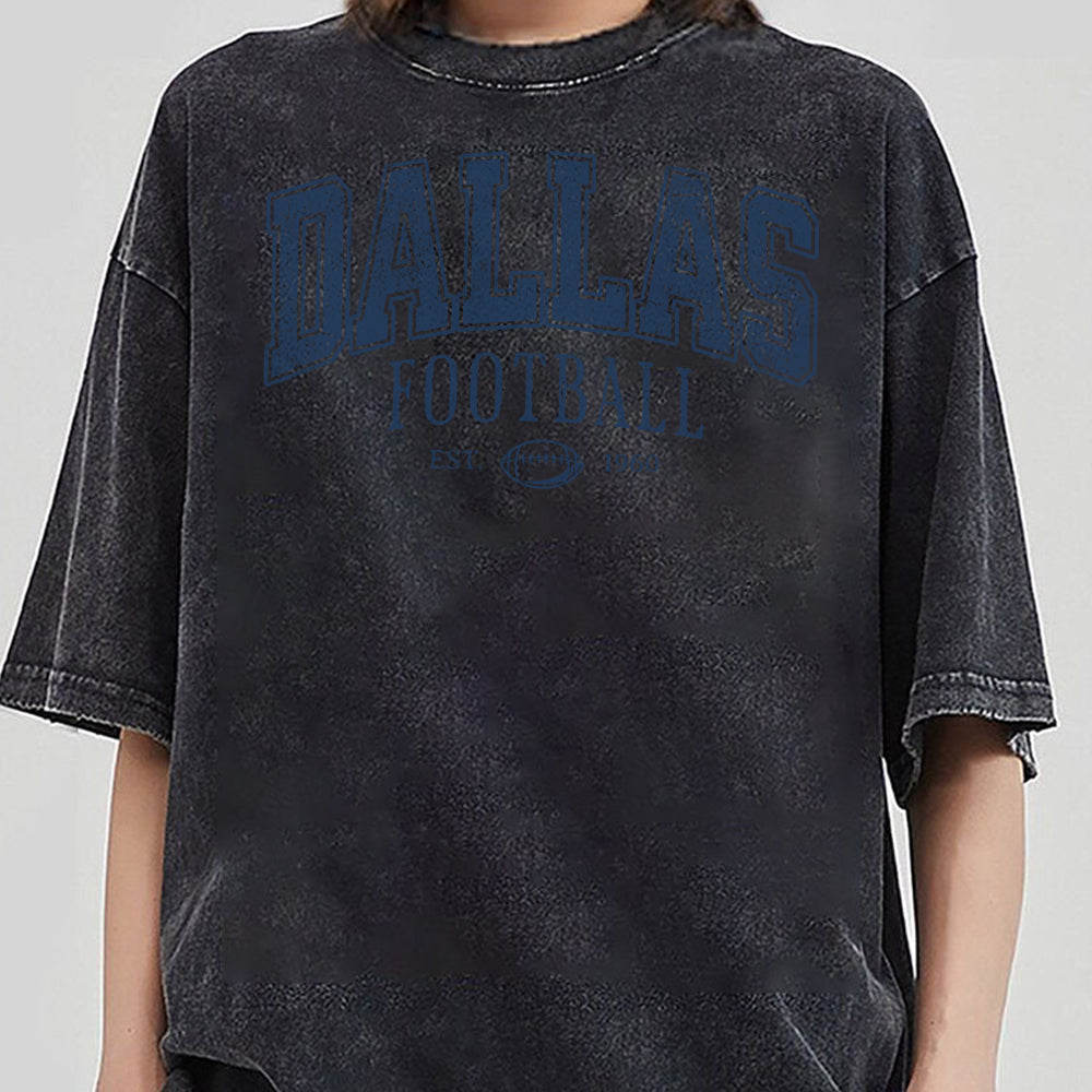 Vintage Dallas Football Sweatshirt, Trendy Dallas Football Fan Gift, Dallas Game Day Shirt, Dallas Shirt, Game Day Shirt DDD