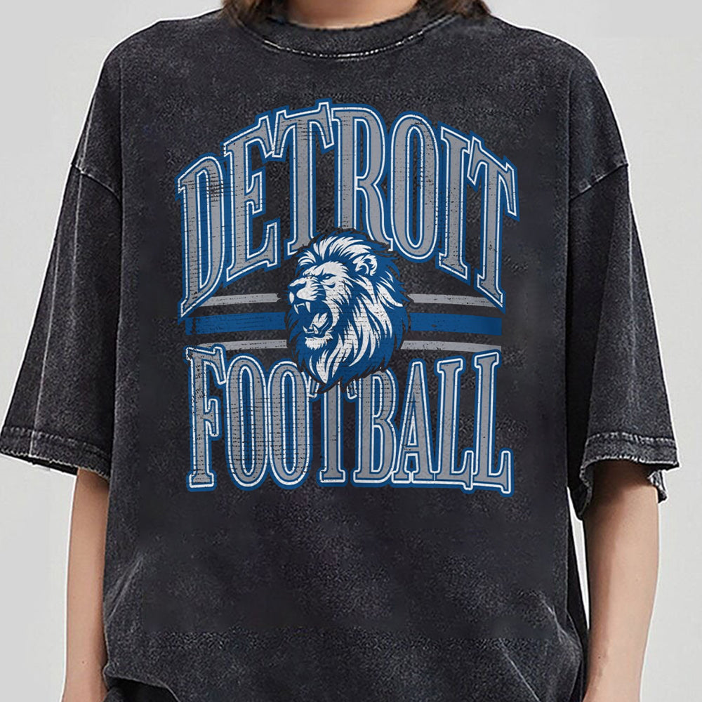 Detroit Football Sweatshirt, Vintage Detroit Lions Crewneck Sweatshirt Shirt, Lions Gear, Detroit Lions Hoodie CCC