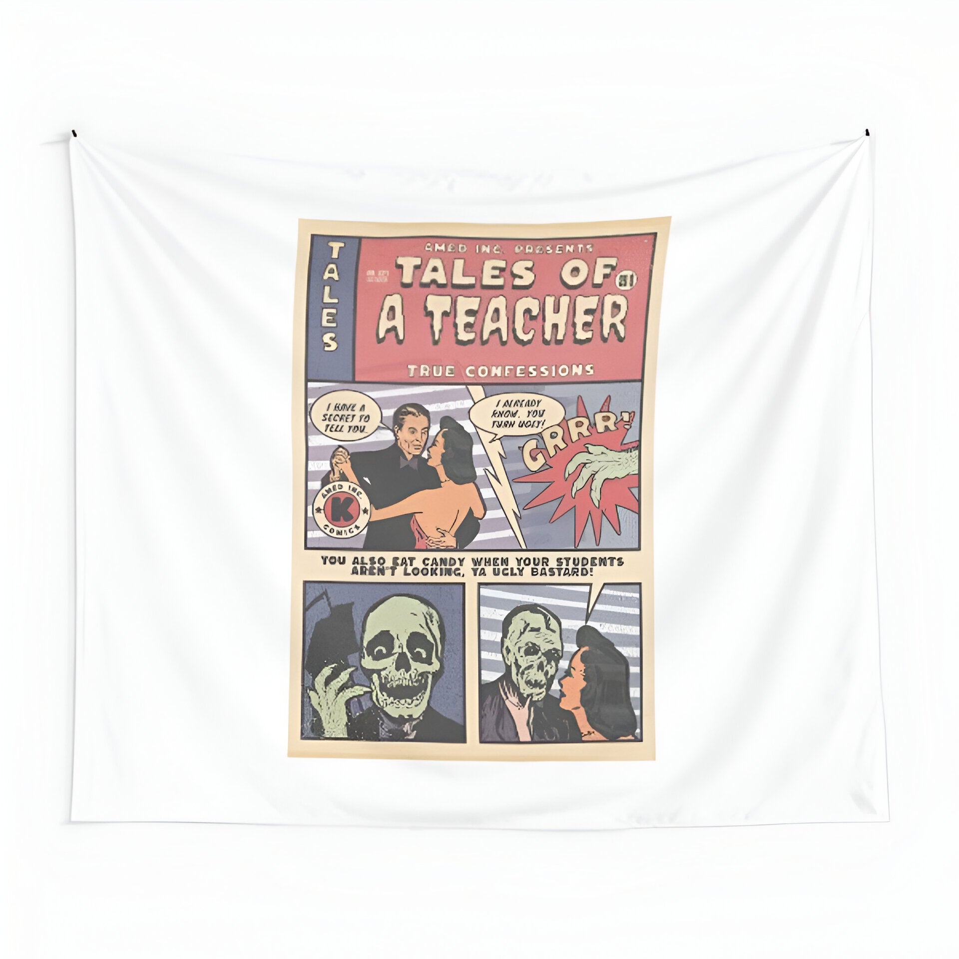 Classroom Comics Hilarious Teacher  Tapestry Tapes