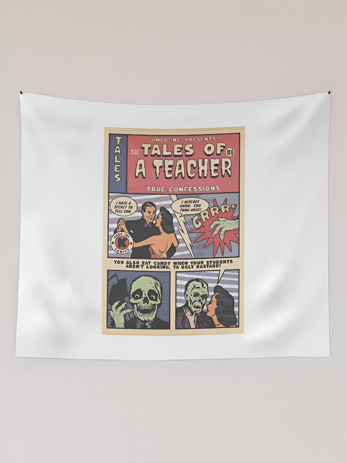 Classroom Comics Hilarious Teacher  Tapestry Tapes