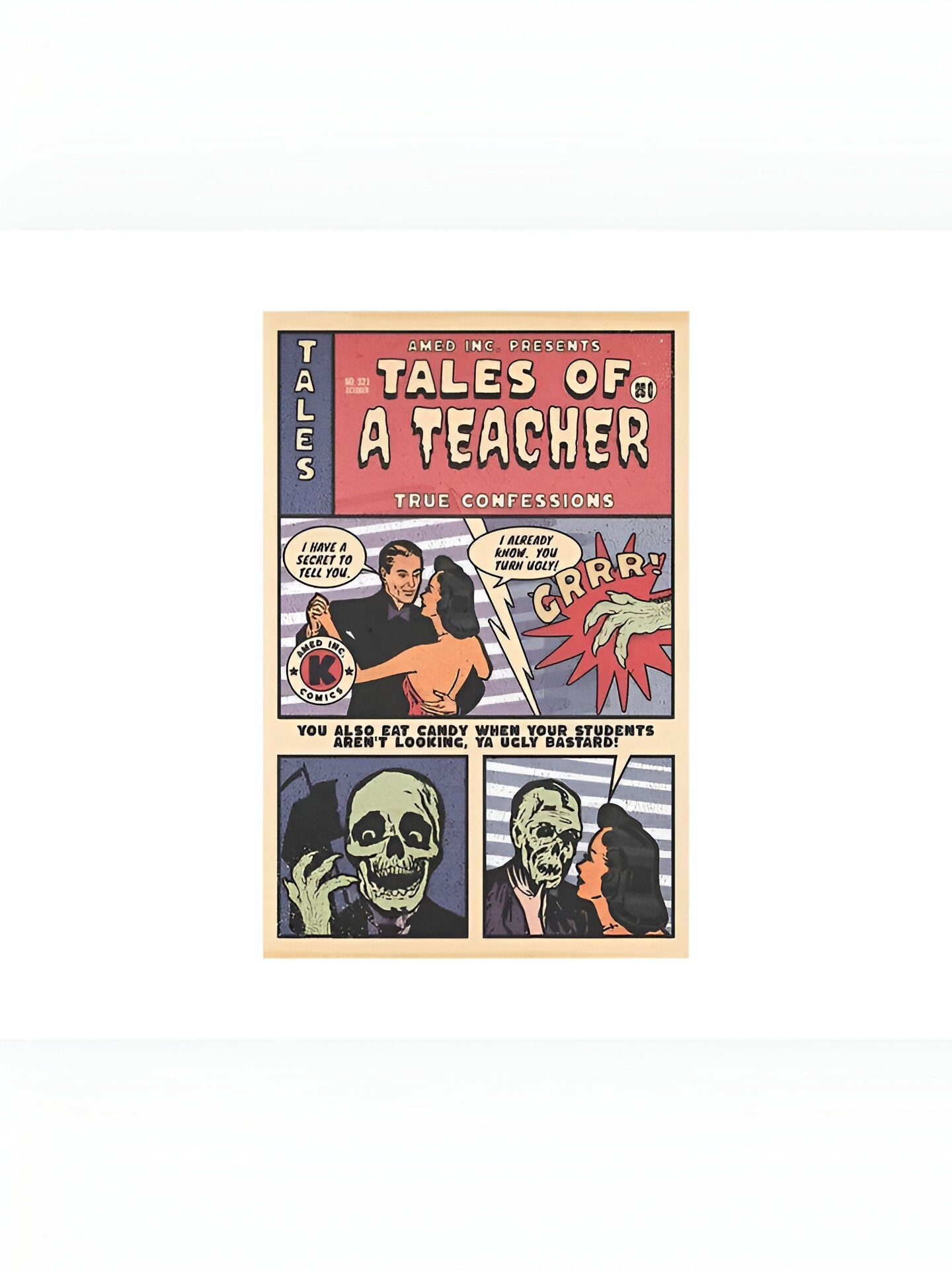 Classroom Comics Hilarious Teacher  Tapestry Tapes