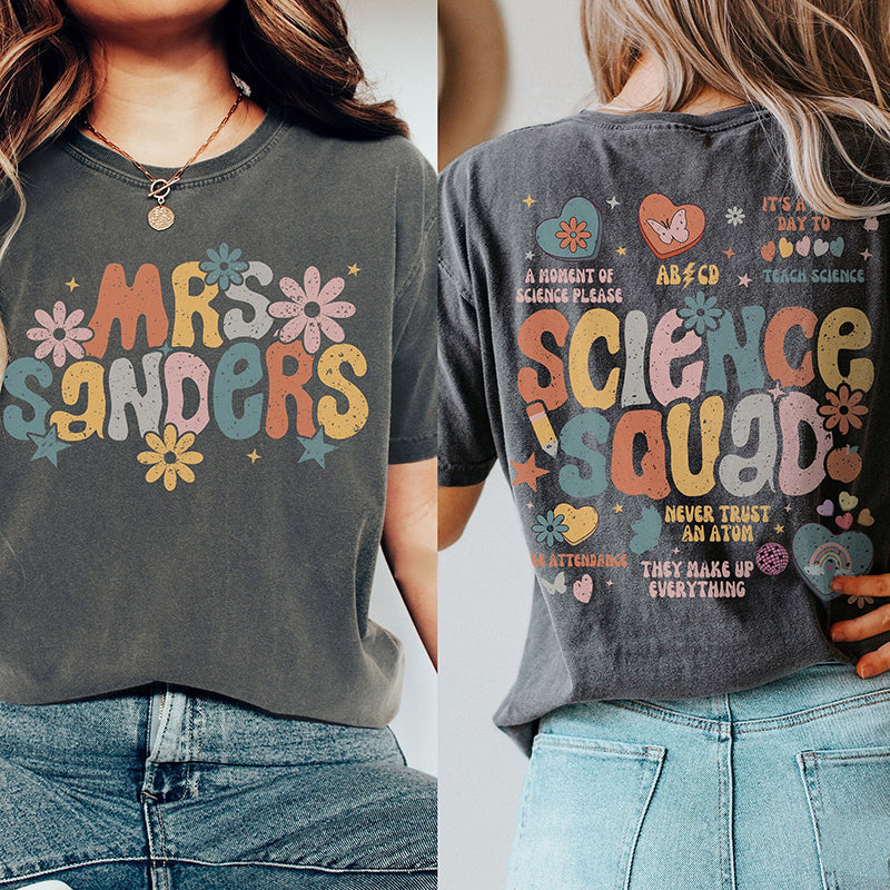 Personalized Funny Music So Excited To See You Teacher Two Sided T-Shirt 2MAT68