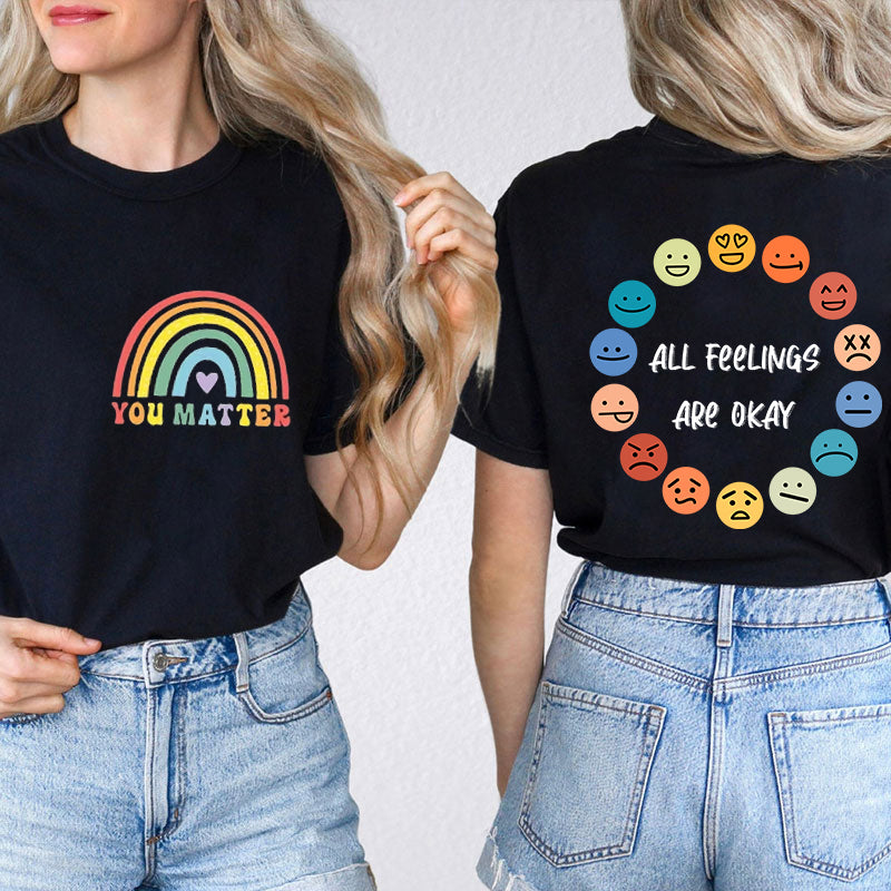 Personalized Team Name And Number Team Teacher Two Sided T-Shirt 2MAT68