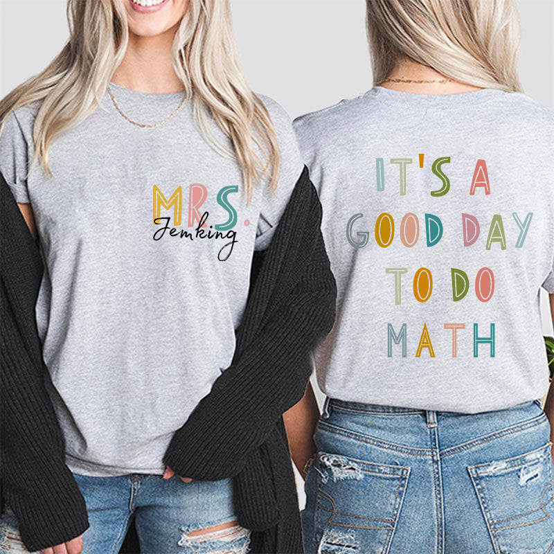 It's Ok To Not Be Ok Be Kind To Your Mind Teacher Two Sided T-Shirt 2MAT68