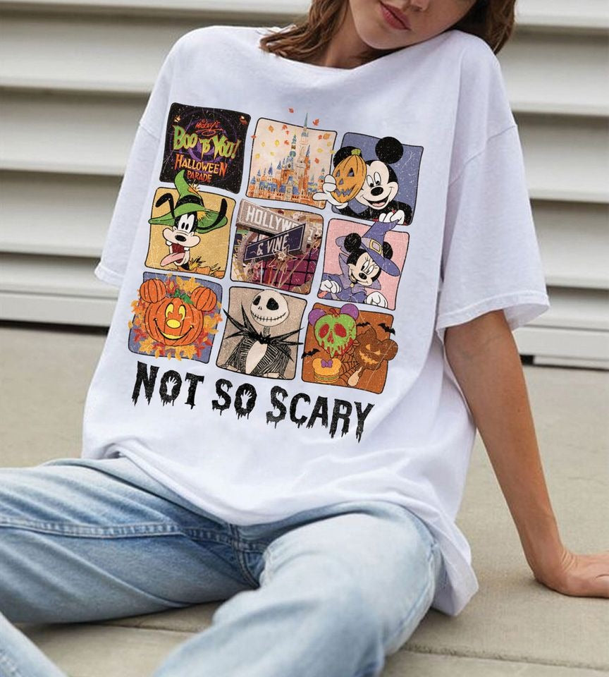 Mickey's Not So Scary Halloween party 2024 shirt, Mickey & friends New outfit 2024 Halloween shirt, Family Group matching costume DH2407 21