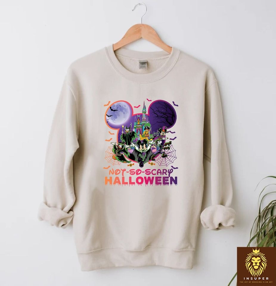 Mickey's Not So Scary Halloween party 2024 shirt, Mickey & friends New outfit 2024 Halloween shirt, Family Group matching costume DH2407 15