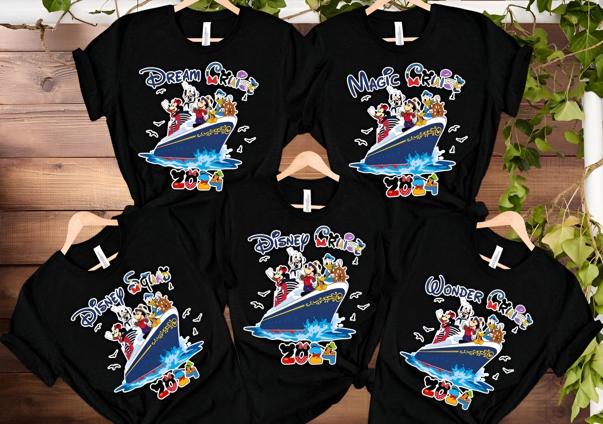 Custom 2024 Disney Family Vacation Shirts, Disney Castle 2024 Shirts DH2007 11