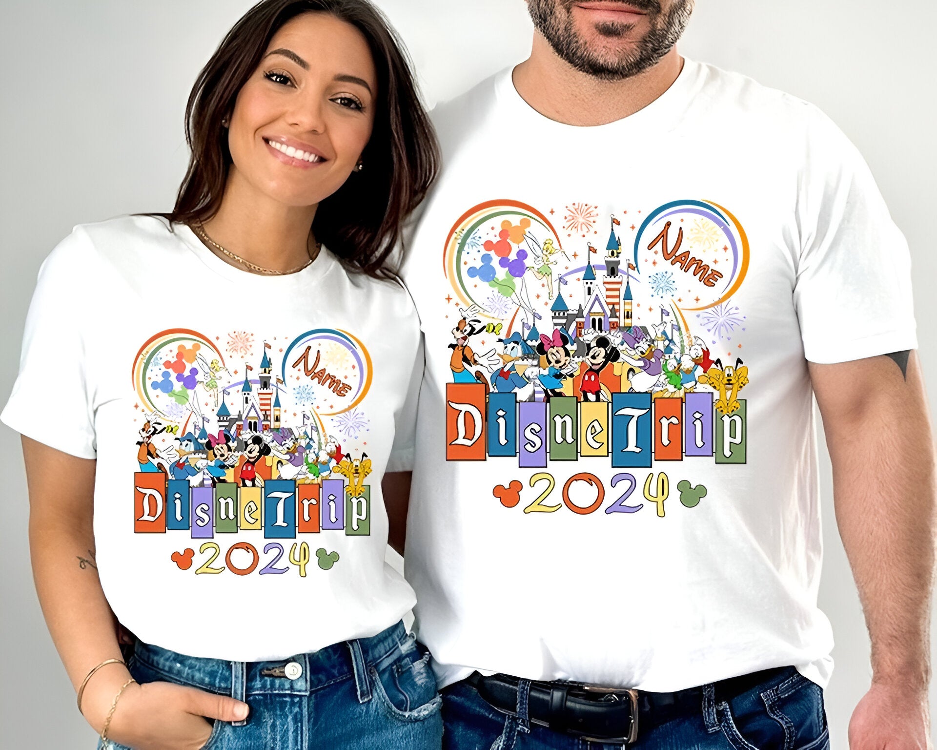 Custom 2024 Disney Family Vacation Shirts, Disney Castle 2024 Shirts DH2207 06