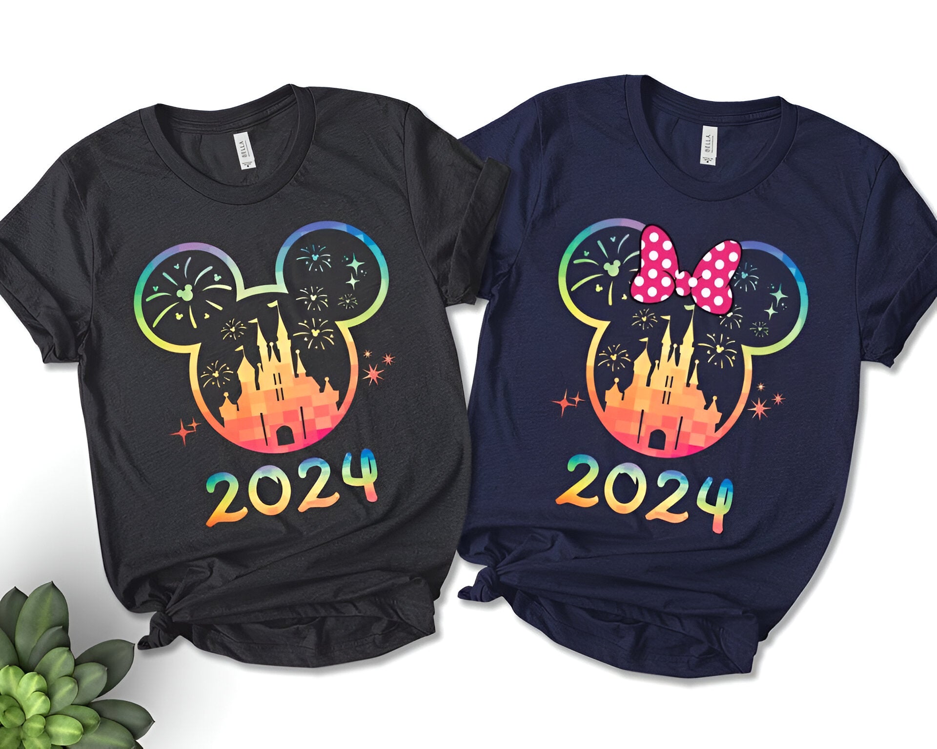 Custom 2024 Disney Family Vacation Shirts, Disney Castle 2024 Shirts DH2207 07