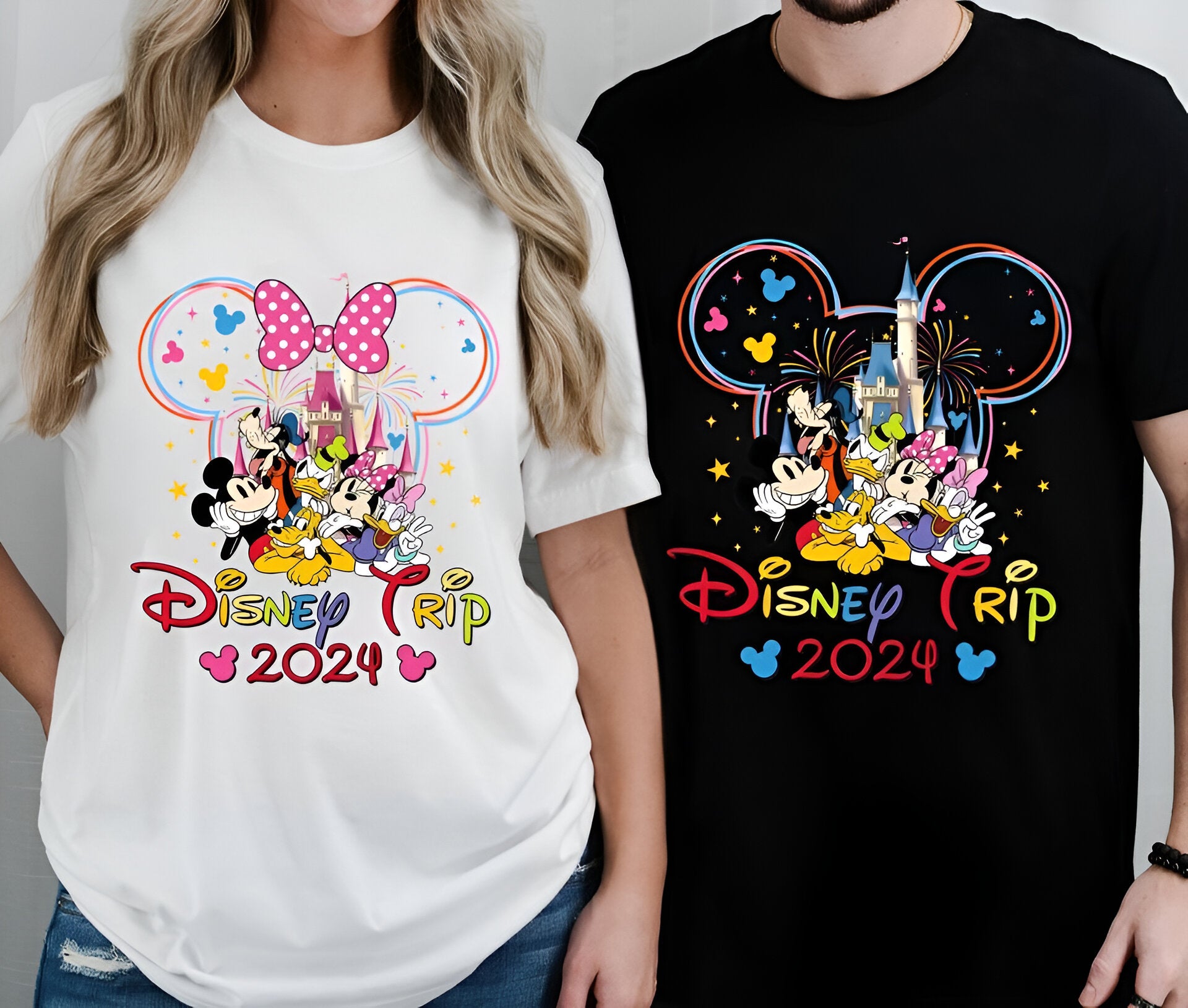 Custom 2024 Disney Family Vacation Shirts, Disney Castle 2024 Shirts DH2007 03