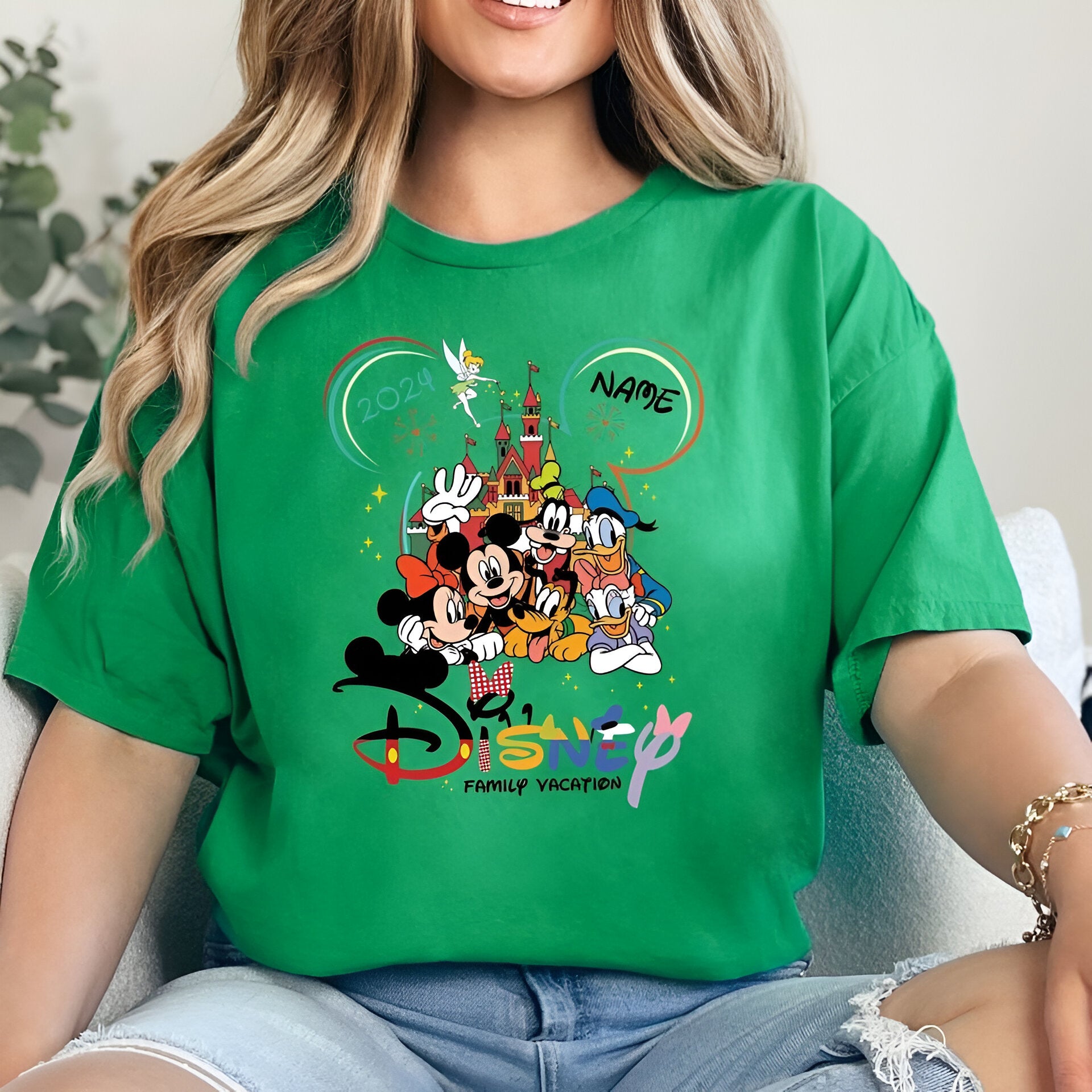 Custom 2024 Disney Family Vacation Shirts, Disney Castle 2024 Shirts DH1807 01