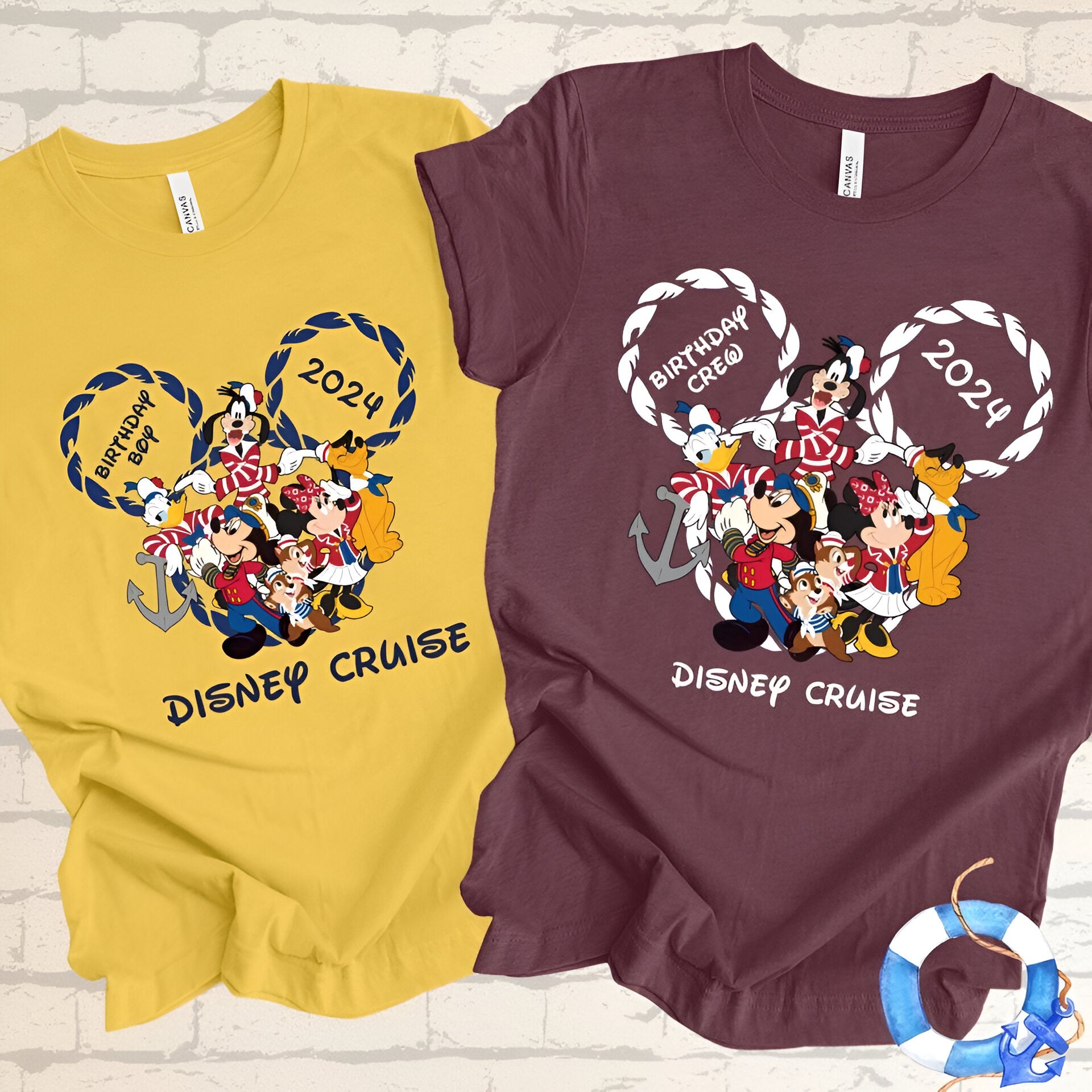 Custom 2024 Disney Family Vacation Shirts, Disney Castle 2024 Shirts DH2007 05