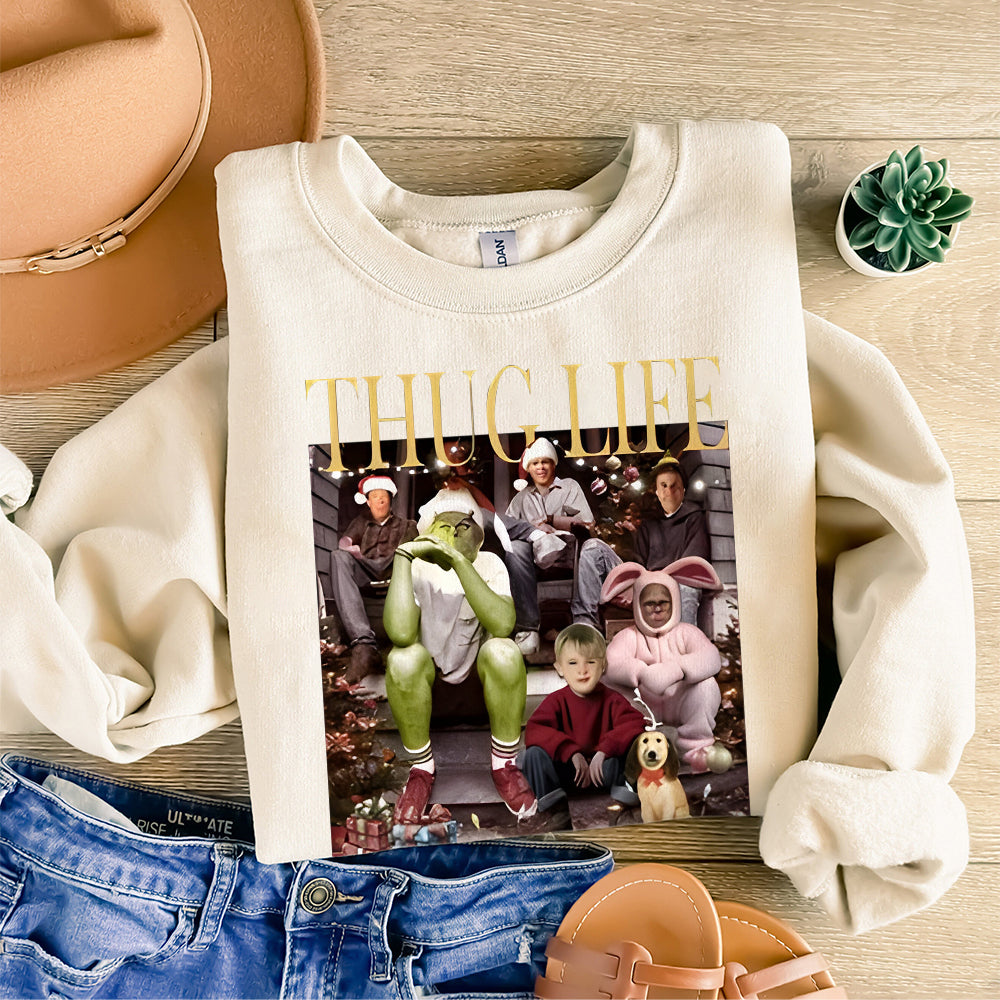 Thug Life Christmas Png, Thug Life Grinchy Png, Christmas Movie Png, Christmas Friends Png, Thug Life Christmas Png T5 NAA