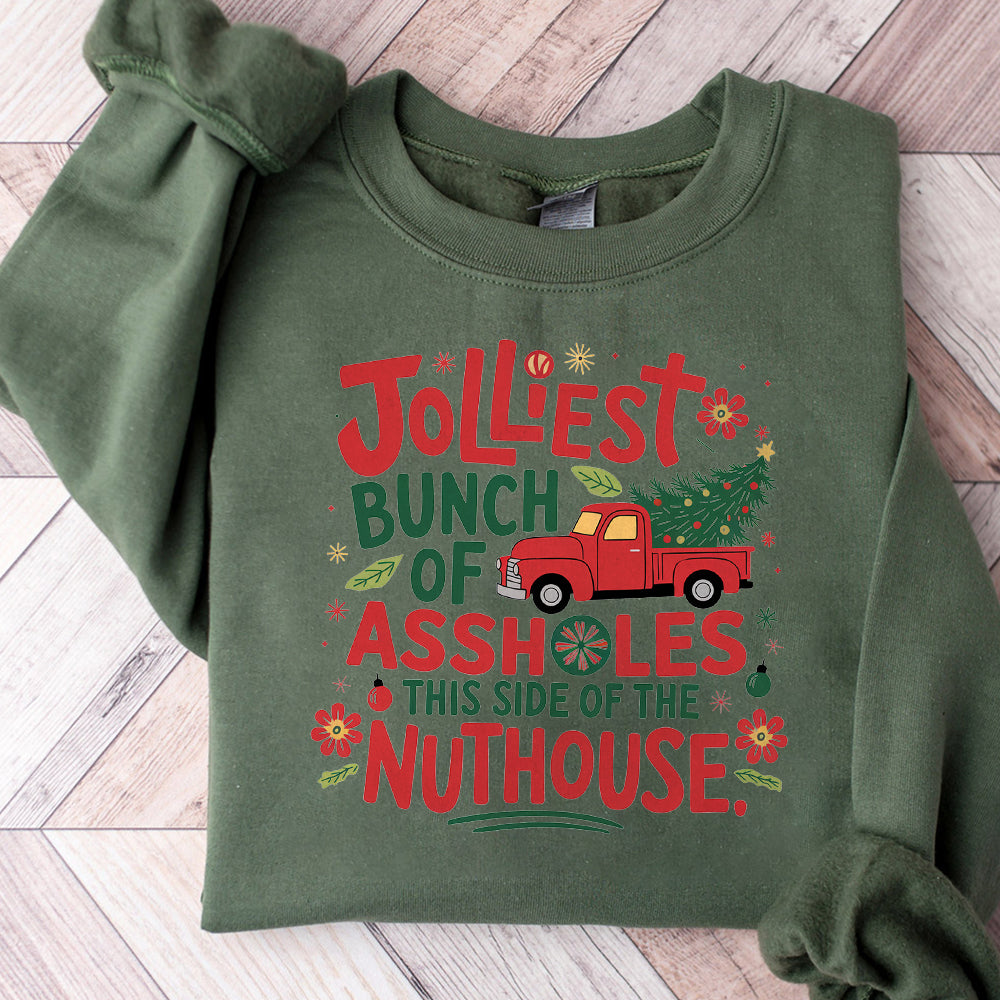 Jolliest BunchRetro Adult Christmas PNG 091124A
