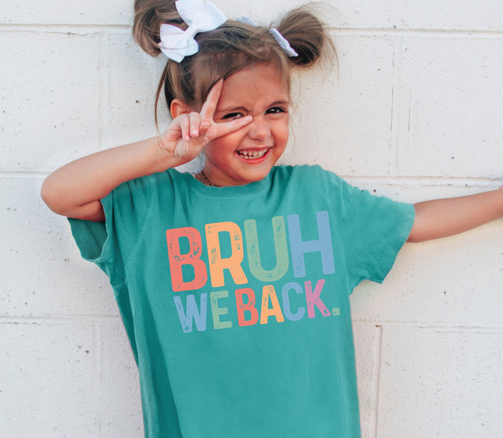 Bruh We Back T-shirt - Retro Style Funny Graphic Tee - Back To School Shirt, Unisex Casual Top -Gift for Hipsters, Trendy and Cool Apparel  TD0809 08