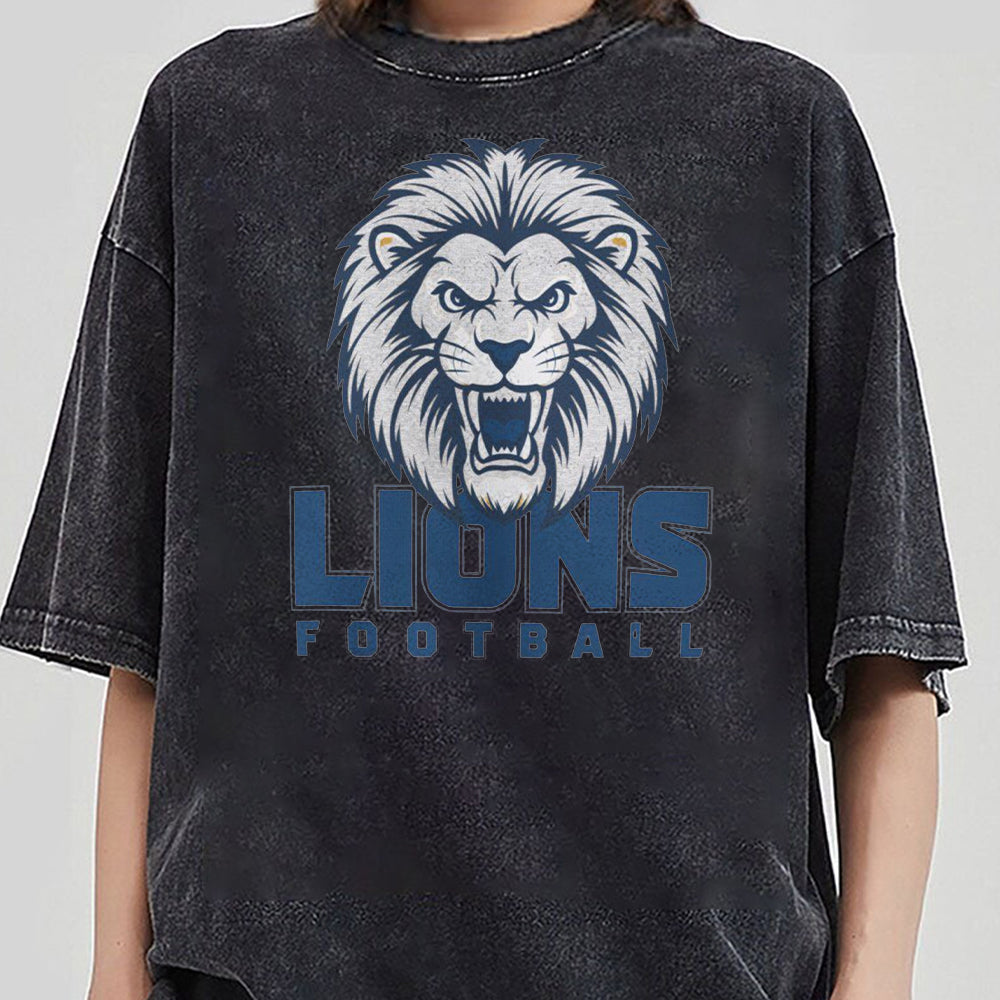 Lions Football Sweatshirt Lions Crewneck Detroit Football Sweater Lions football gift for dad Lions gift for him football gift detroit EEE