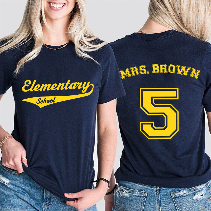 It's Me Hi I'm The Librarian It's Me Teacher Two Sided T-Shirt 2MAT68