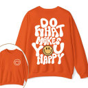 Do What Make You Happy Teacher Two Sided Sweatshirt 2MAT88
