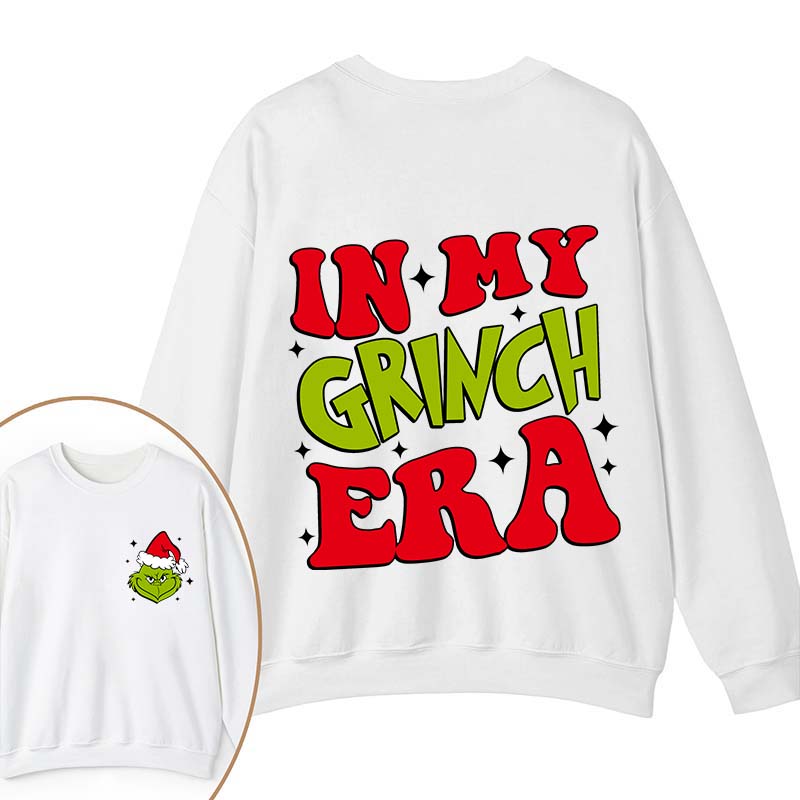 In My Christmas Era Teacher Two Sided Sweatshirt 2MAT88