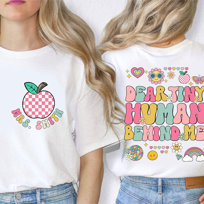 Personalized You Are Important Teacher Two Sided T-Shirt 2MAT88