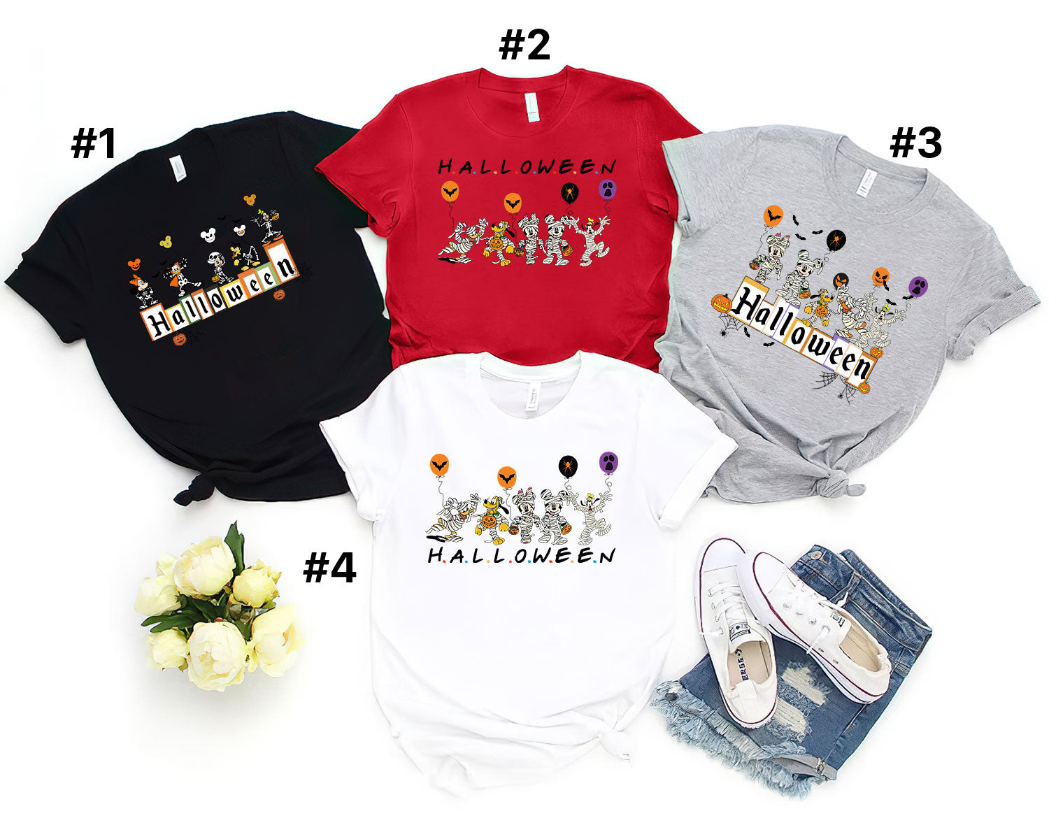 Disney Halloween Shirt, Disney Shirt, Halloween Matching Shirts, Disney Matching Shirts, Disney Trip Shirts, Disneyland Tee DH1907 04