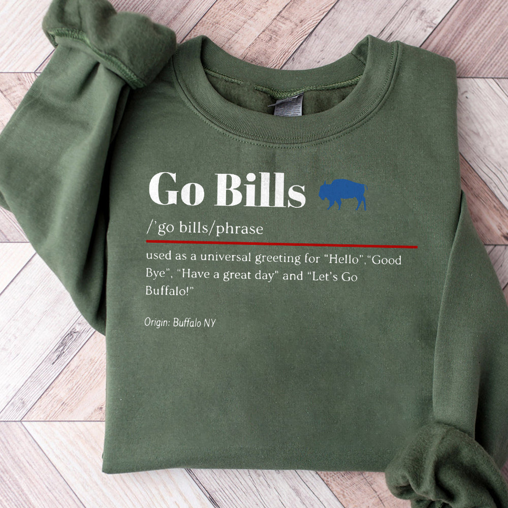 Go Bills Definition Buffalo Bills Unisex soft style t shirt, Buffalo Football T-Shirt, Bills Mafia t shirt, Buffalo Fan Gift t shirt SP2809 09