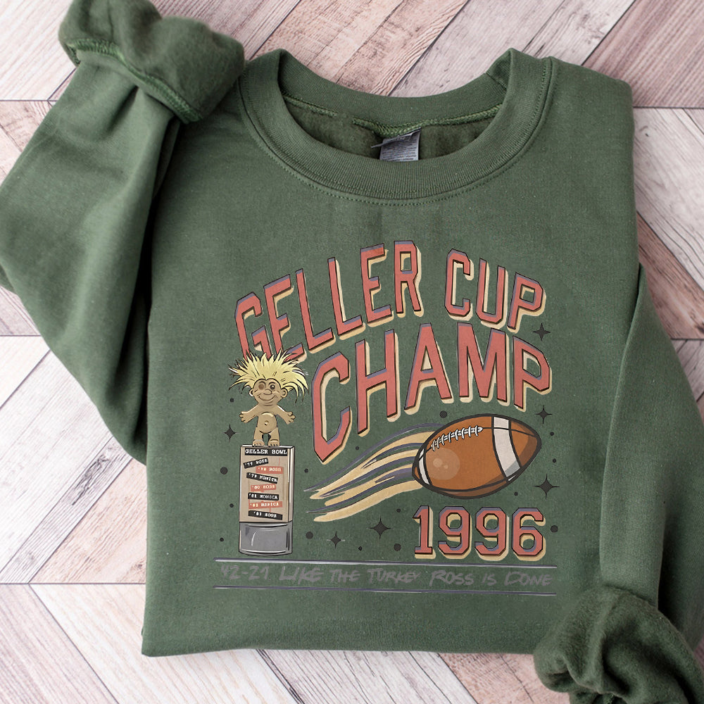 Geller Bowl Champ Friendsgiving Png Gift For Thanksgiving, The One With The Turkey Png, Geller Cup Champ Friendsgiving Turkeybowl Png S7 OO